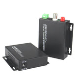 1 port HD Video fiber converters A set, Fiber video extender Uncompressed FC Remote Singlemode up 20Km, support 2MP 1080p HD TVI CVI AHD and analog Cameras